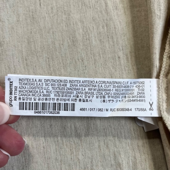 Zara cropped shirt with bow - Picture 9 of 11